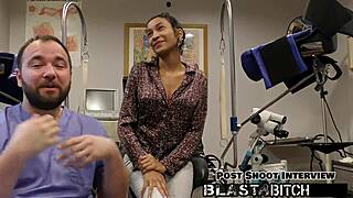 Miss Mars' Face Drips with Thick Cum Load