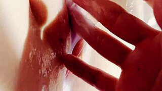 hot stepsister's shaved pussy overflows with dripping creampie cum