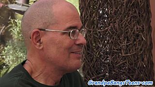 Redhead Teen Overwhelmed By Grandpa's Relentless Pounding