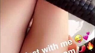 whoa check out these dirty milf flashing her stuff outdoors