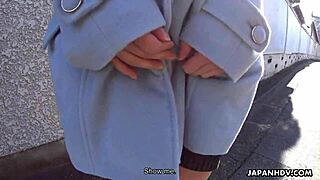 Ever wonder how Japanese brunette Haruka Miura fingers her trimmed pussy with toys to intense orgasm uncensored?