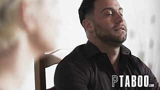 Fiancée's cold feet lead to taboo teen pov blowjob seduction