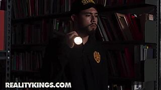 Selina Bentz and Kai Fuck Wild in Library After Urges Hit