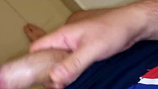 Intense Moans in Wild Handjob Explosion