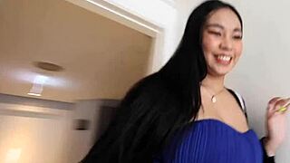 JOHNTRONX BIG ASIAN BOOBS AND ASS JIGGLE HARD DURING ROUGH FUCK!