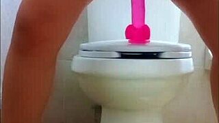 horny petite girlfriend's leaked dildo squirting vid shocks boyfriend