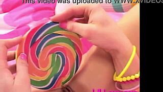 lil lexy grinds lollipop on wet pussy to teen orgasm
