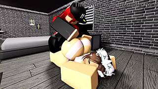 Slatka trans seksi dobiva grub anal krempaj od starog tipa bez kočnica