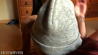 Big-titted lesbians strap-on blowjob pussy lick cum fest