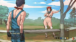 my best friend sally's big lactating tits bounce while riding cowgirl fat ass milk nipples