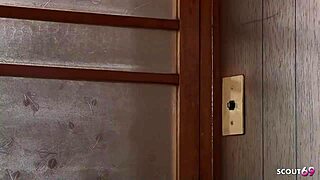 Japanese stepmom caught stroking gives first bj uncensored 😈💦