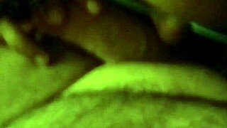 Curly Glasses Girl Sucks Cock on Secret Hidden Cam