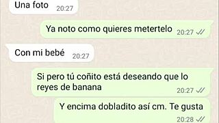 Latina Girlfriend Gets Super Horny on Phone Chat Part 3