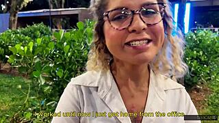 curvy brazilian secretary barbara sol fucked hard by big cock in brasília office