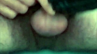 Masturbating Sensually with Latex Gloves and Cock Ring Tease Series