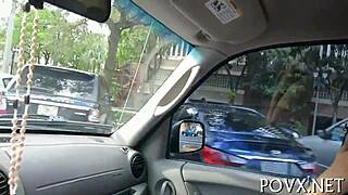 barely legal 18+ teen paid for rough pov blowjob and hard pussy pounding fuck