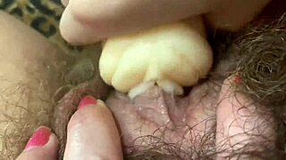 extreme closeup captures hardcore clitoris orgasm in pulsing vagina
