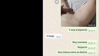 Latina Girlfriend Gets Super Horny on Phone Chat Part 3