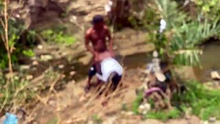 whoa this fat bitch screams as huge cock worships her outdoor ass 🍑💦