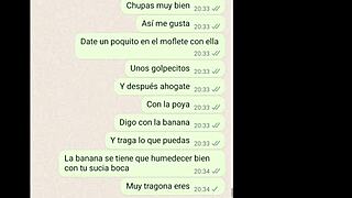 Latina Girlfriend Gets Super Horny on Phone Chat Part 3