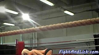 hey girls let's wrestle tongues deep in each other's shaved pussies