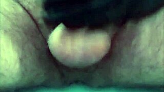 Masturbating Sensually with Latex Gloves and Cock Ring Tease Series