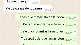 Latina Girlfriend Gets Super Horny on Phone Chat Part 3