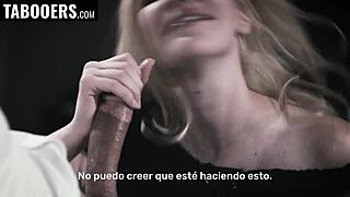 stepsis kenna james bent over doggy creampied by nerd bro!