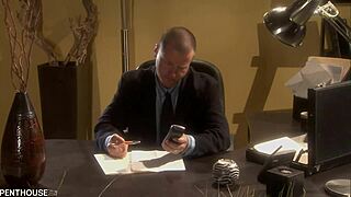 hey check out this luscious latina boss dee williams sucking and riding her employee hard in the office