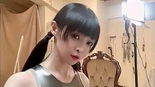 cute asian mayu ronne in cosplay heels loses jerk off challenge part 3 😏👠