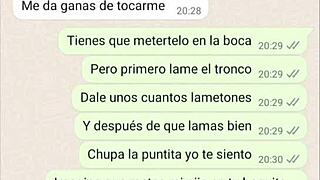 Latina Girlfriend Gets Super Horny on Phone Chat Part 3