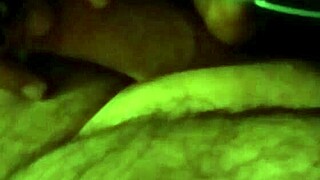 Curly Glasses Girl Sucks Cock on Secret Hidden Cam