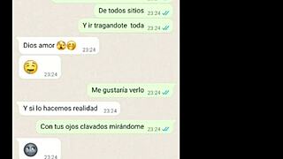 My girlfriend tastes my cum and loves it 😍💦