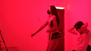 two sluts dance sensual for virgin birthday boy turning 18