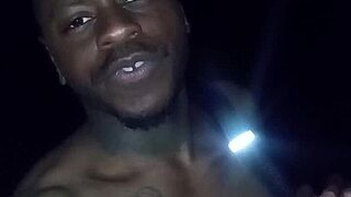 Privately Flashing Natural Tits Warm Night