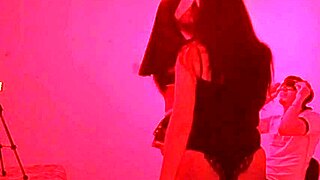 two sluts dance sensual for virgin birthday boy turning 18