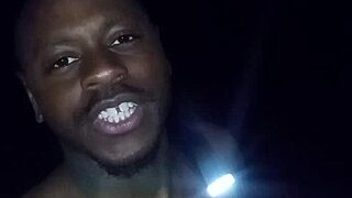 Privately Flashing Natural Tits Warm Night