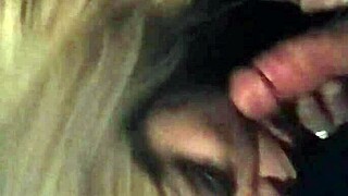 my ex gf goes wild slurping on my massive cock like a total slut!