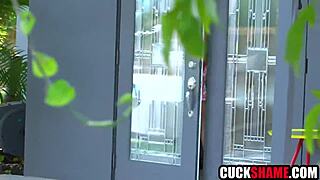 heartbroken spying on wife cheat with huge black cock