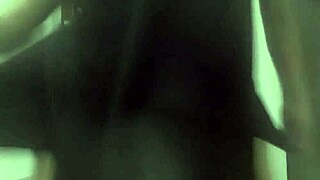 AMADORA grinds dildo while dancing as latina lesbian amateur