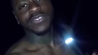 Privately Flashing Natural Tits Warm Night