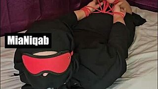 Mia Niqab Strips Teases Rides Huge Cock Ass Worship Lingerie Pov Compilation