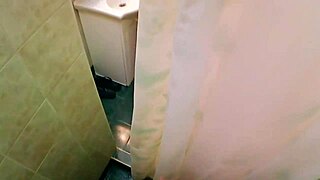 my stepmom's the hottest latina milf shower squirting in miniskirt socks 😍💦🔥