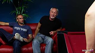 black hair milf jasmine lau tempts old and young guys into rough mmf threesome pounding