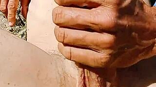 whoa, jerking off this monster cock feels so damn good 💦