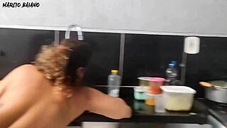 High Heel BBW Babes Seduce Friend Kitchen Crave Group Creampie Orgy!