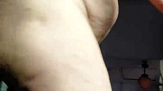 granny stuffs cucumber deep into hairy mature german beaver pussy