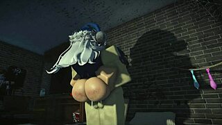 i bet this roblox slut can't handle my monster cock cumming on her big tits