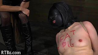 Cutie sobs through brutal caning pain overload