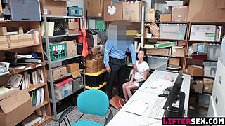 lp officer rips clothes and fucks lifter hard